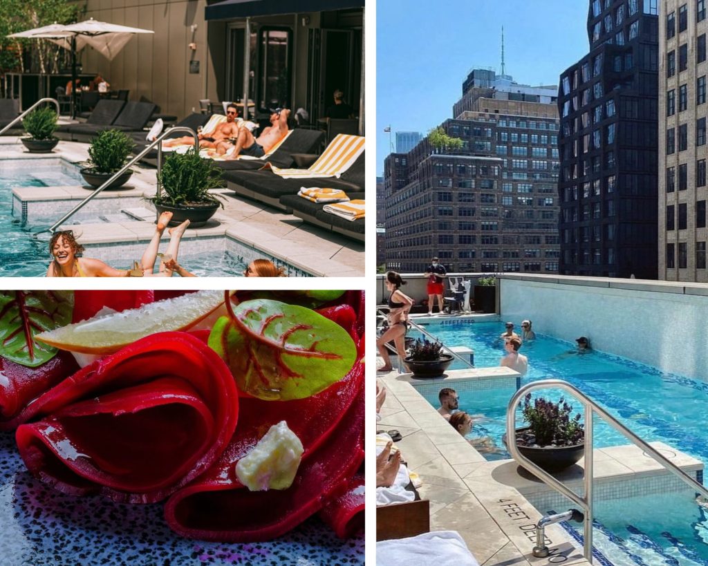 The Dominick Hotel's Rooftop Pool