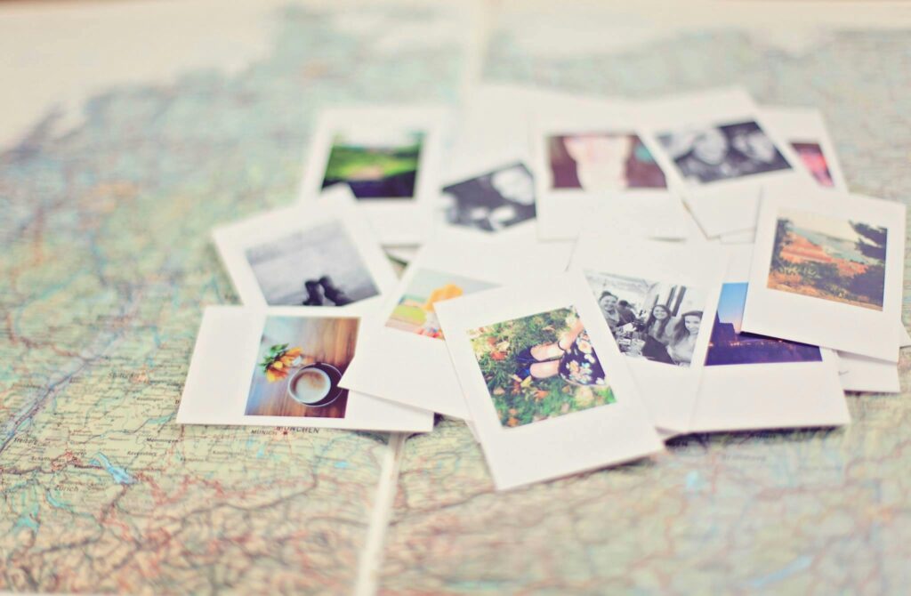 Photos on a Map