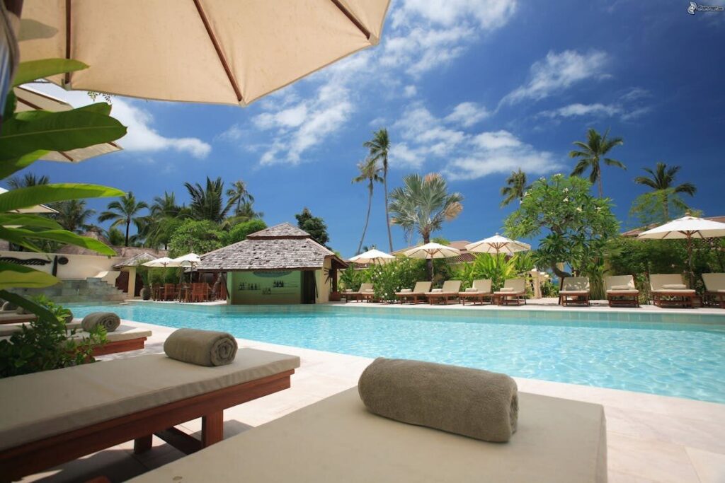 Poolside
