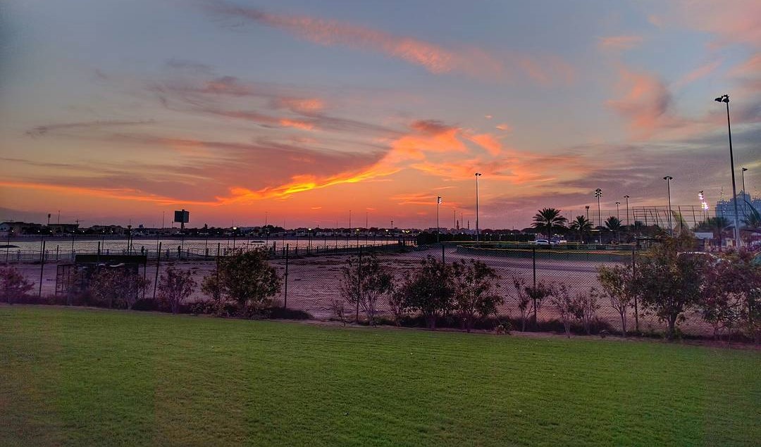 Al Quoz Pond Park Sunset
