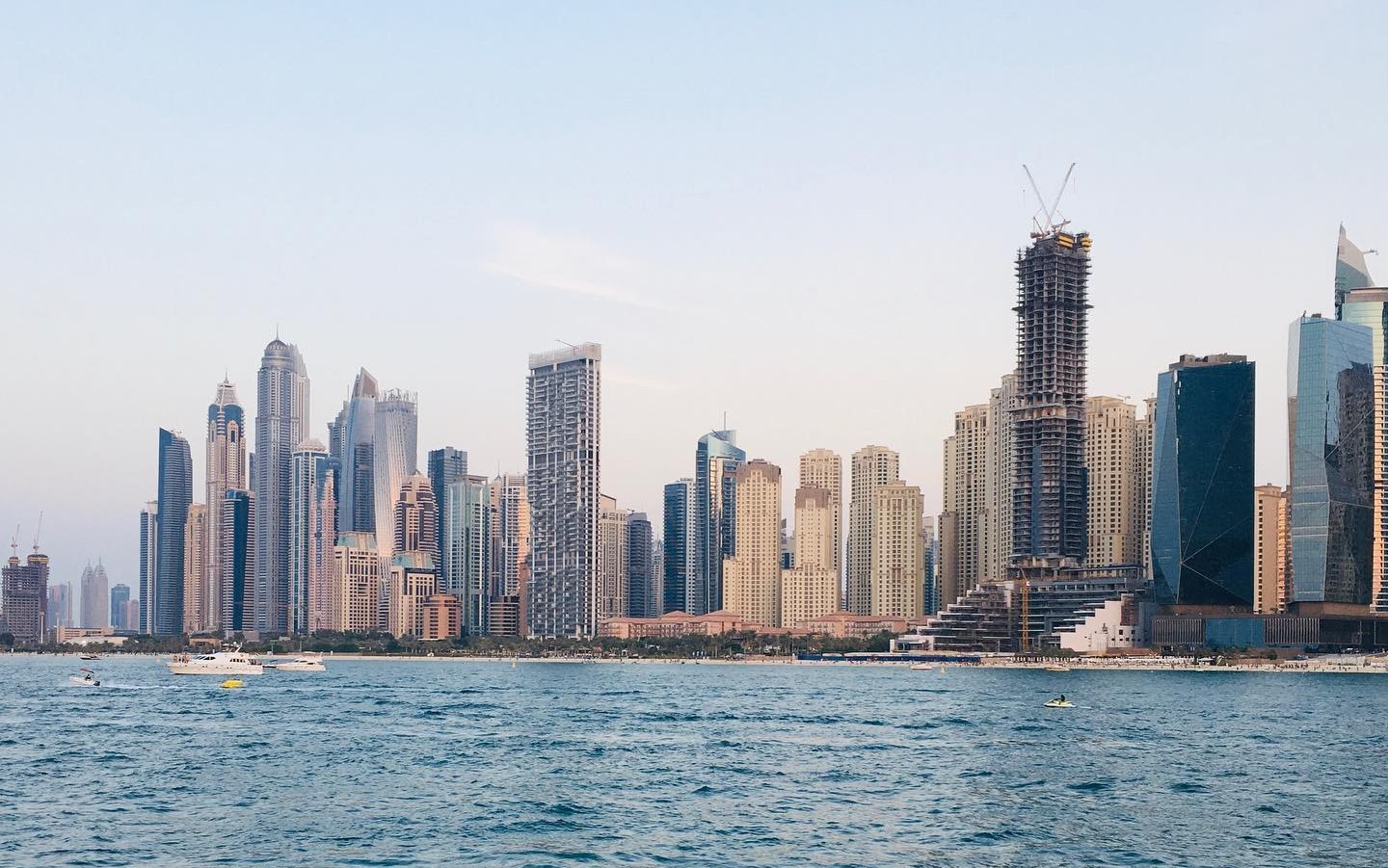 Marina Beach Skyscrapers