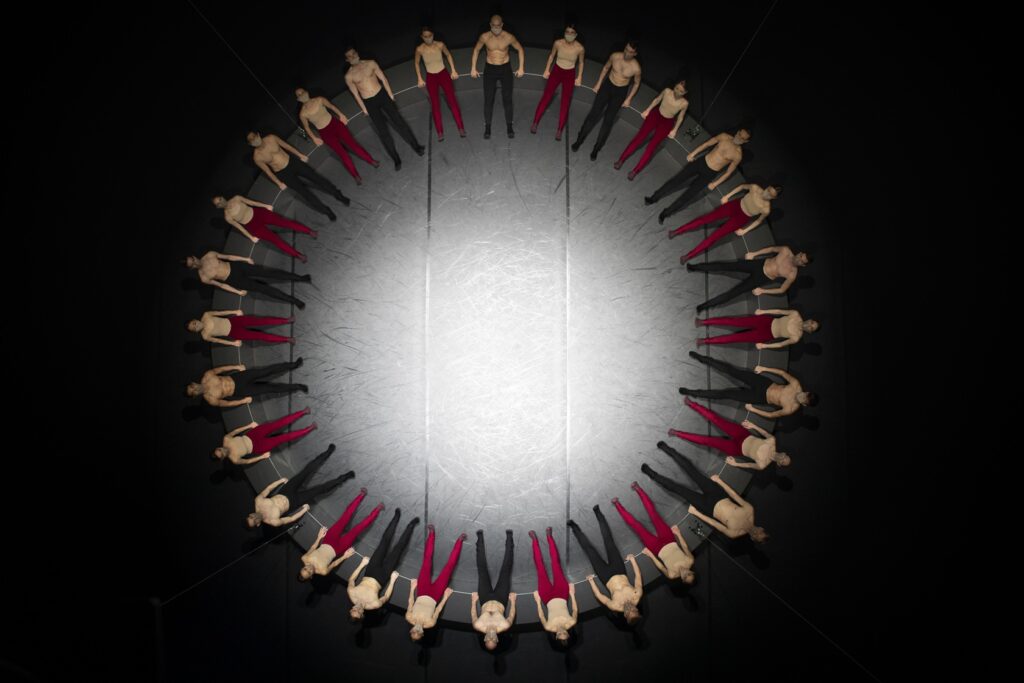 Dancers Performing Carmina Burana Ballet On Stage At The Dubai Opera