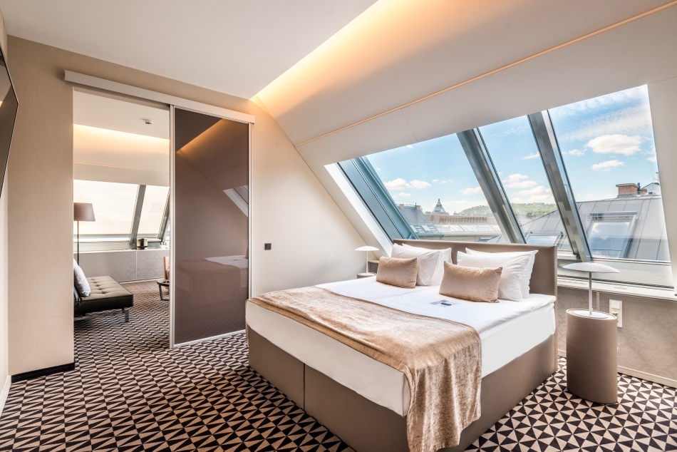 The Spacious Bedrooms Of Hotel Moments Budapest, A Heritage Hotel In Europe