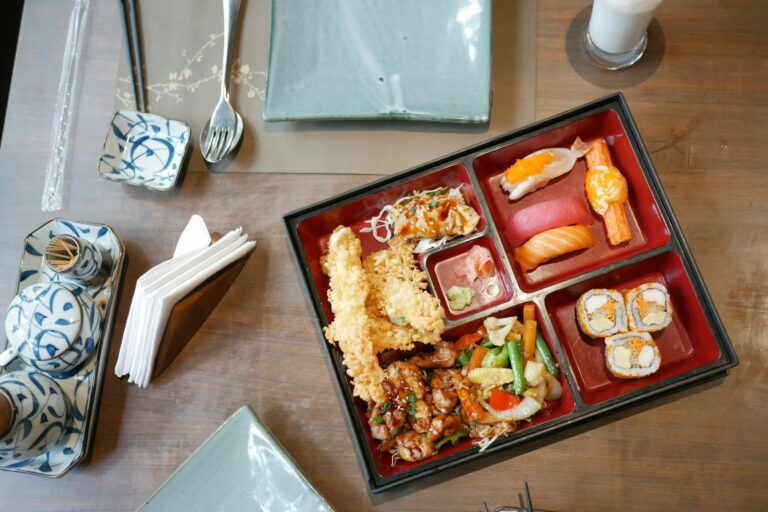 Assorted Sushi At A Japanese Restaurant In Dubai